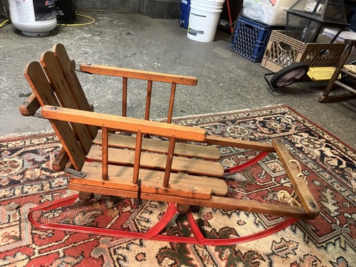 Antique child sled - antique,