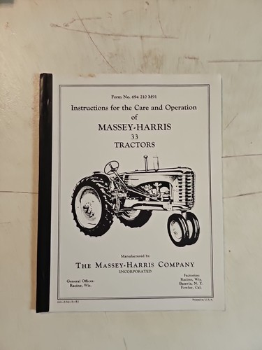 Massey harris diesel - harris, 33
