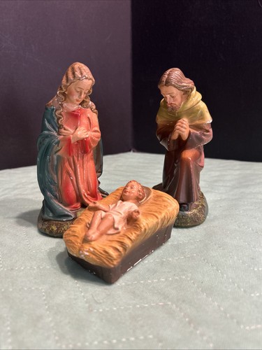 Vtg set nativity - set, mary