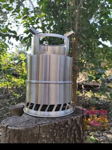 Large packable wood stove - large,