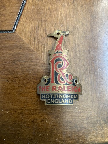 Vintage 1970 raleigh headbadge - vintage,