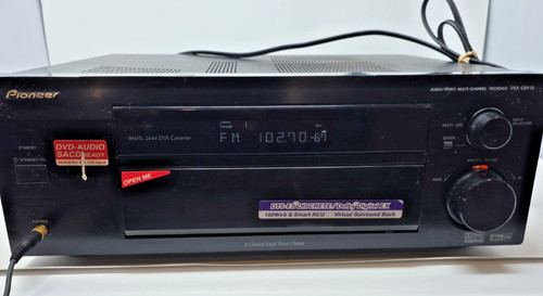 Pioneer vsx d811s channel - pioneer, 6-channel