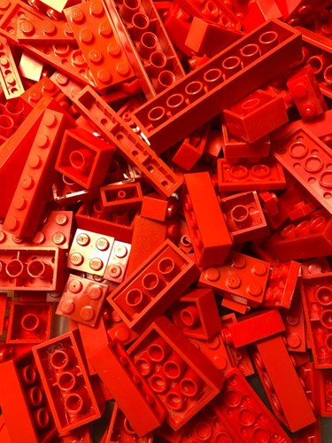 Lego bricks color red - color:, 1/2