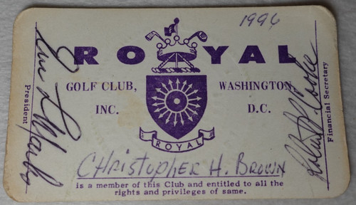 Royal golf club washington - golf,