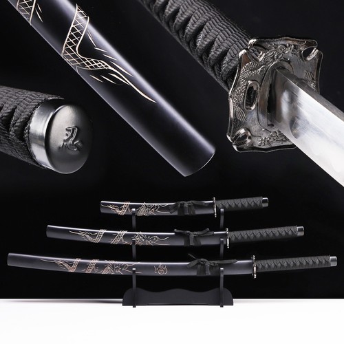 Three piece black samurai - piece,