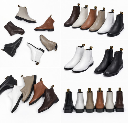 Men genuine leather western - men's,