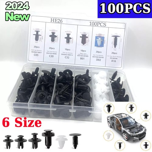 For nissan 100pcs bumper clips - 100pcs,