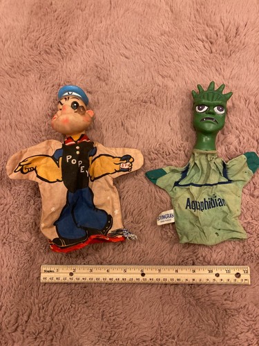 Vintage 1960s hand puppets