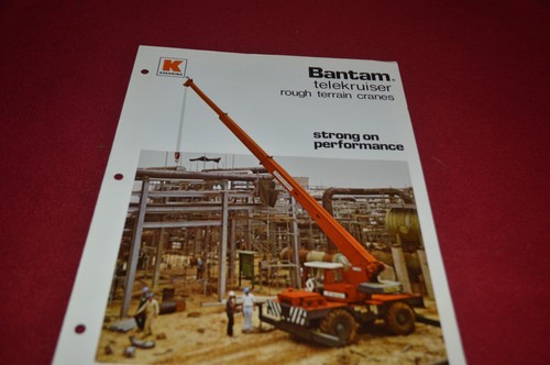 Bantam telekruiser crane - bantam,