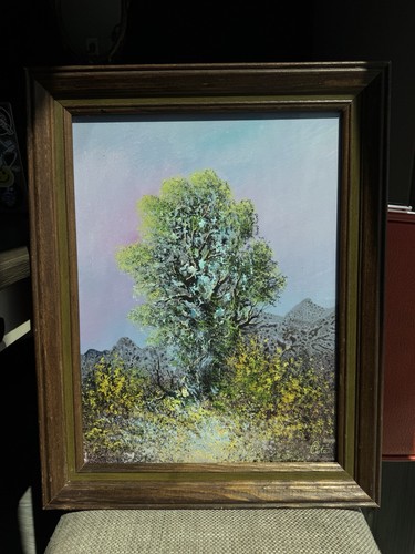 Signed framed impressionist - framed,