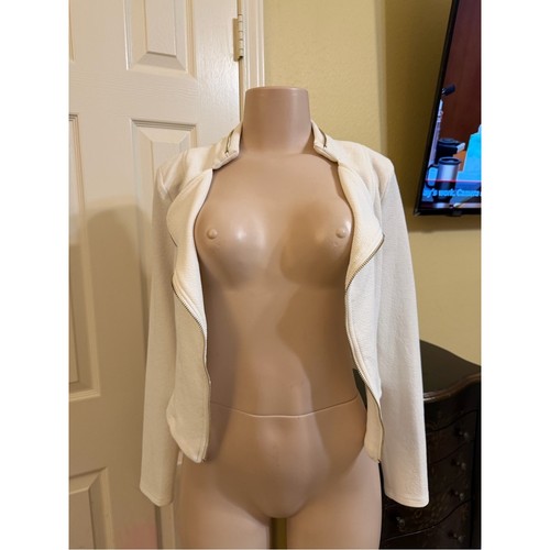 Michel cream open front - cream, open-front