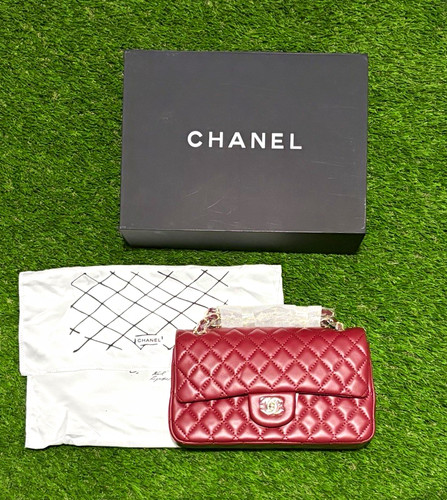 Burgundy red shoulder bag - red,