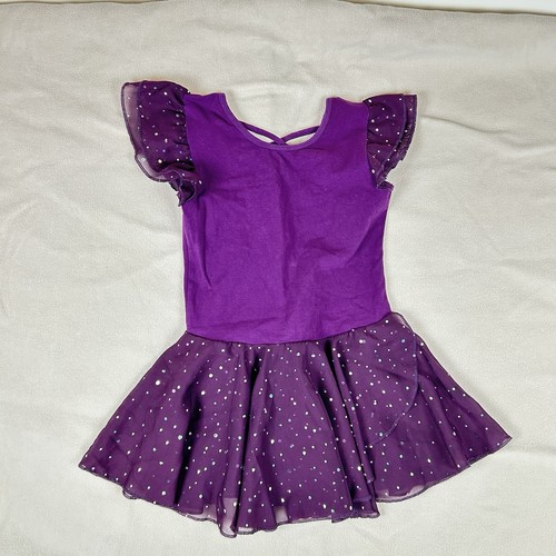 Girls purple sparkle ballet - girls,