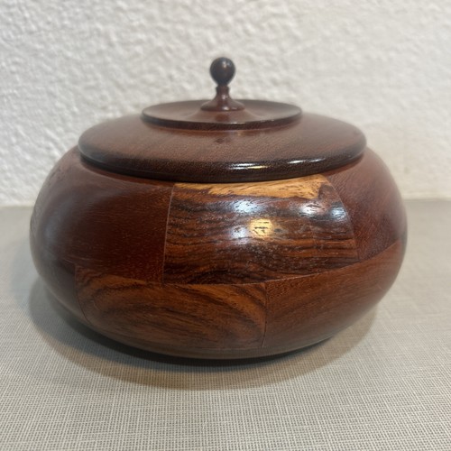 Vtg hand made - wooden, bowl