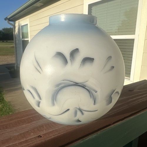 Vtg hurricane ball shade globe - ball,
