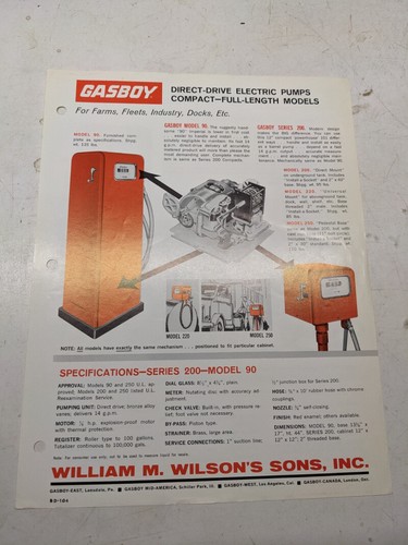 Gasboy pump dealer sales - gasboy,