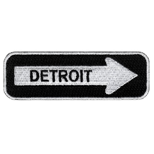 Detroit one way sign - detroit, one-way