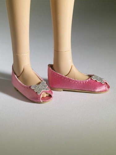 Mood flat pink - satin, ballet
