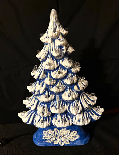 Lighted ceramic christmas - lighted, tree