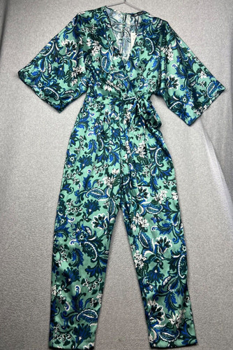 Zara floral print neck - floral, v-neck