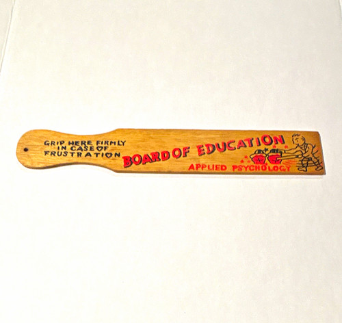 Vintage wooden novelty paddle - novelty,