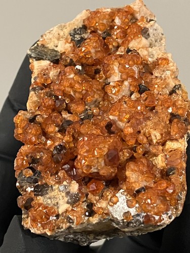 Spessartine garnets gem orange - garnets,