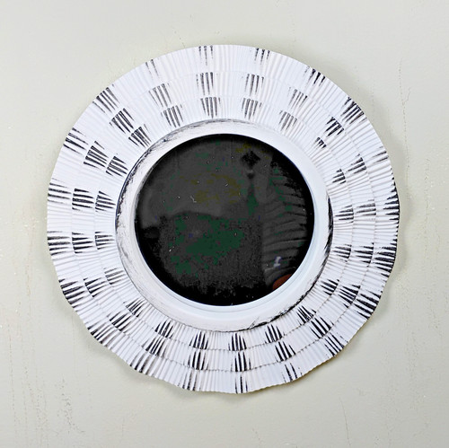Round wall mirror - wall,