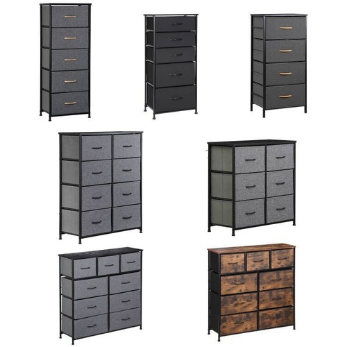 Fabric dresser storage tower - fabric,