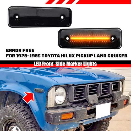 Smoke amber led front - smoke,
