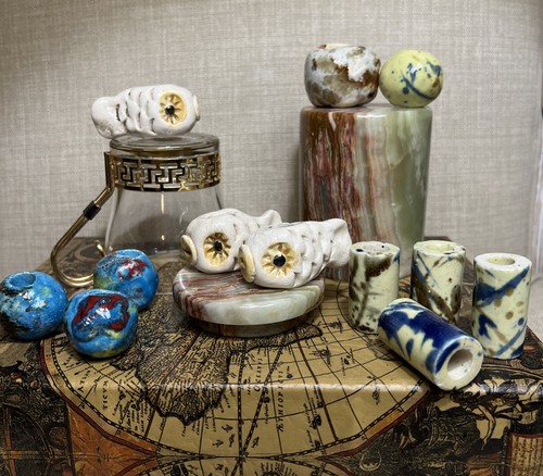 Ceramic macrame fish round - ceramic,
