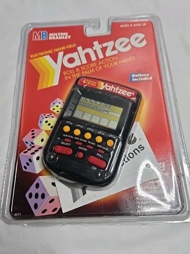 1995 milton bradley yahtzee - milton,