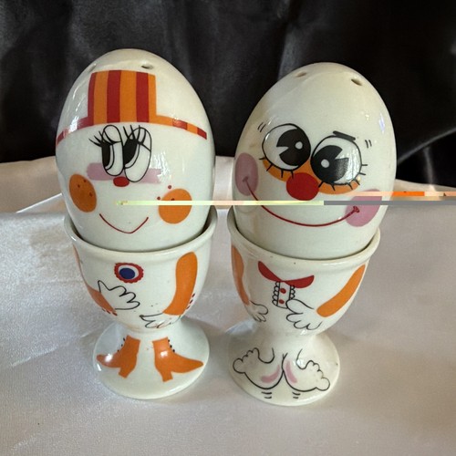 Vintage egg head cup - egg,