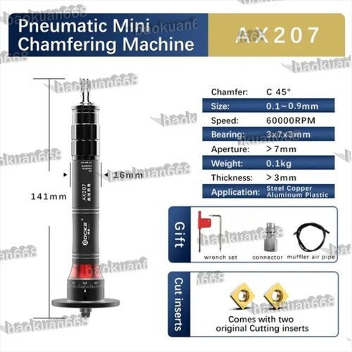 1set mini pneumatic chamfering - 1set,