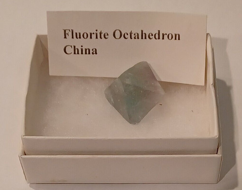 Fluorite octahedron crystal - fluorite,