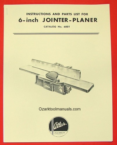 Atlas jointer planer 6001 - atlas,