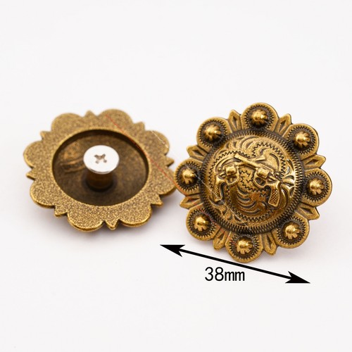 Conchos antique brass - pc,