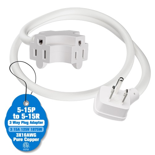 Prong outlet cable 4ft - outlet,
