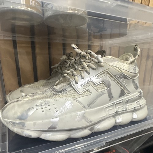 Versace men white gray - versace, white/gray