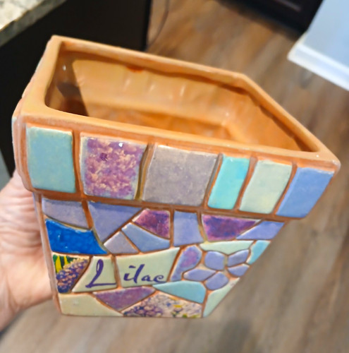 Multicolor ceramic square - ceramic,
