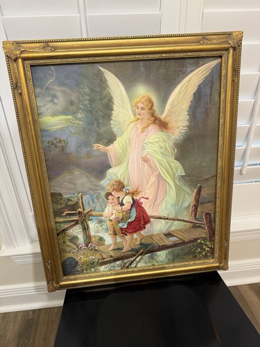 Guardian angel and children - angel,