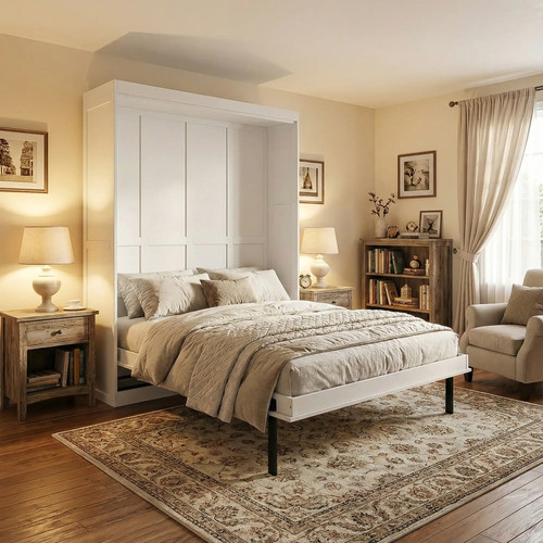 Rotating queen size murphy bed - rotating,