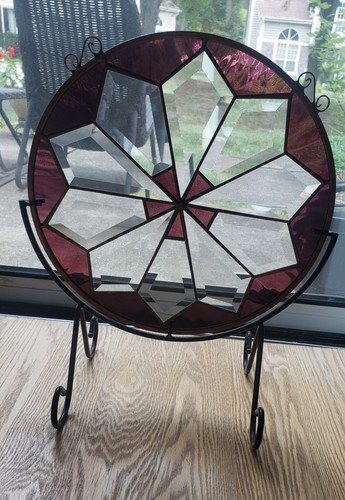 Stained beveled glass - beveled,