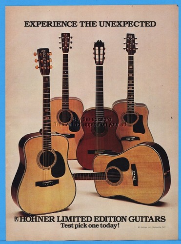 1978 hohner guitar - hohner, acoustic