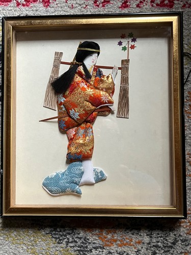 Geisha girl shadow box - shadow,