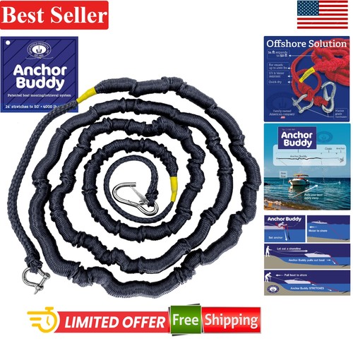 Boat bungee anchor line - boat,