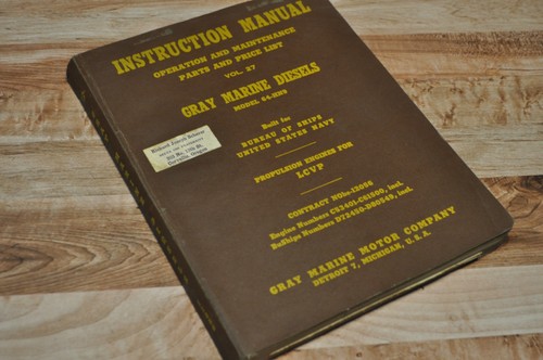 1944 gray marine diesel hn9 - gray,