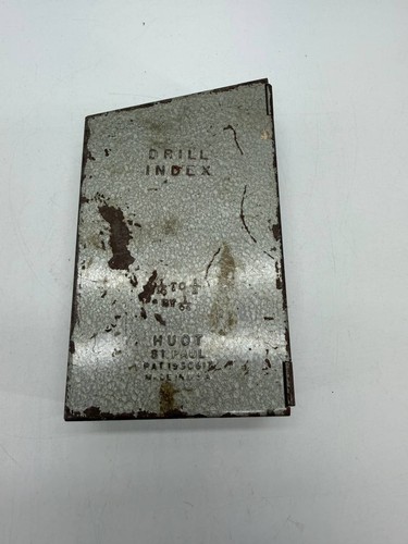 Vintage huot drill index - vintage,