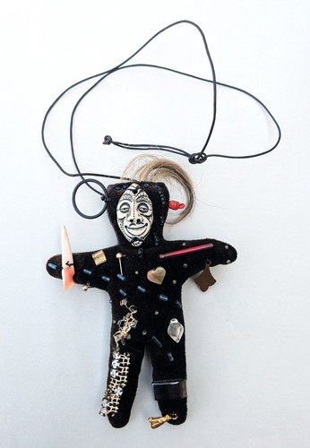 Shaman voodoo doll charm - shaman,