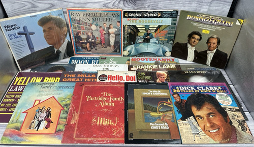 Vtg vinyl records - 20,