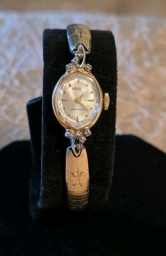 Vintage 10k ladies gruen - gf,